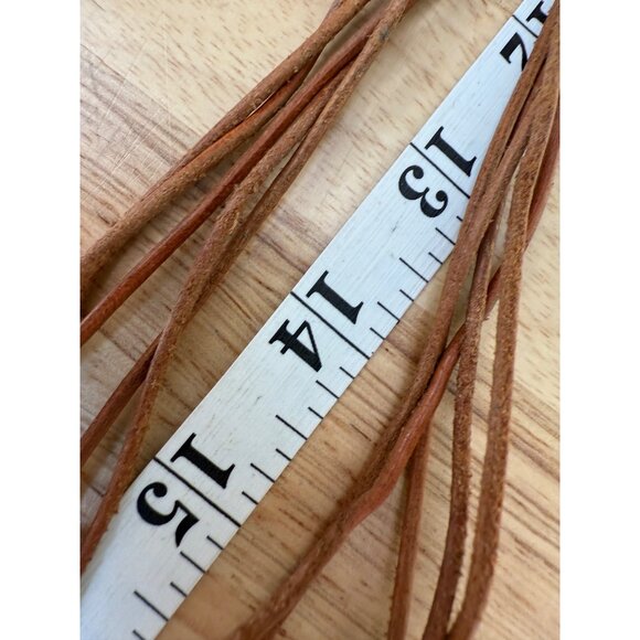 Kate Spade Saturday New York Beaded Confetti Statement Necklace W/ Leather Cord - Picture 8 of 16